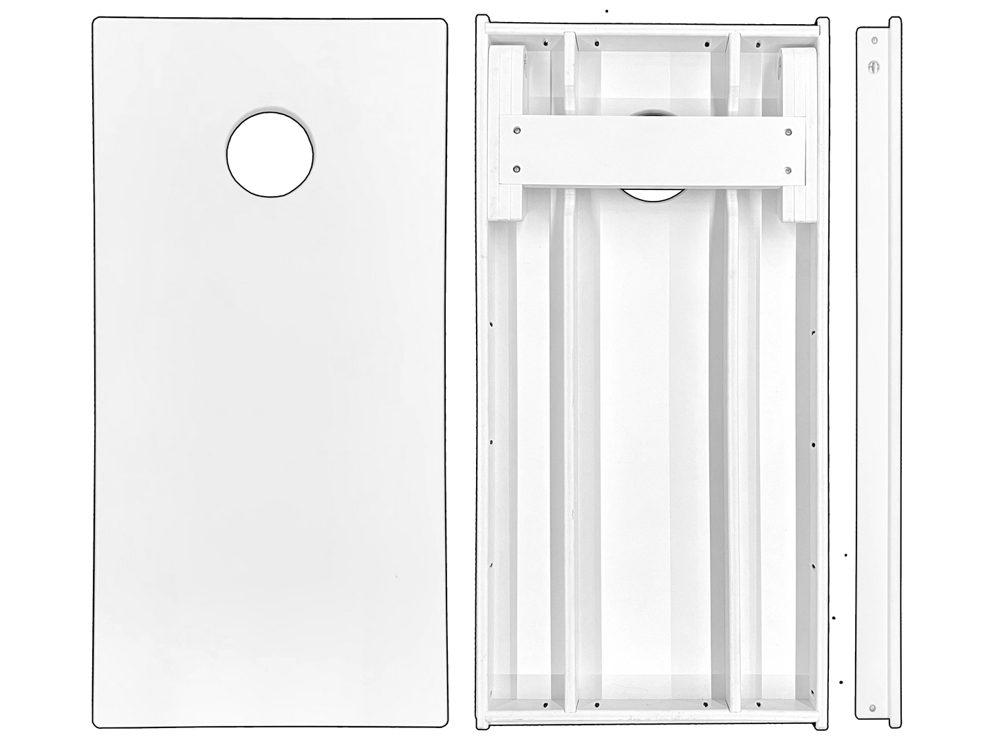 Set of 2 Custom Waterproof Cornhole Boards w/ 8 Bags