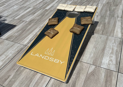 Set of 2 Custom Waterproof Cornhole Boards w/ 8 Bags